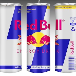 Red Bull Energy Drink Inspired Tumbler
