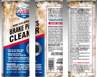 Brake Parts Cleaner Tumbler for Mechanics - Oil Cleaning Tumbler - Gift For Father - Men Tumbler - Car Mugs - Mechanic Gifts