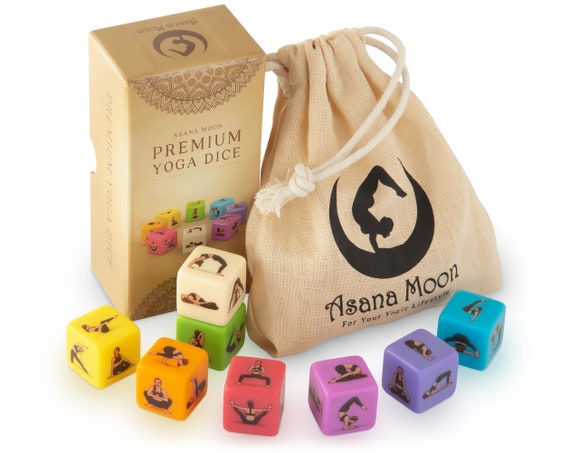 Premium Yoga Dice Yoga Gifts for Women Gift Idea for Yogis