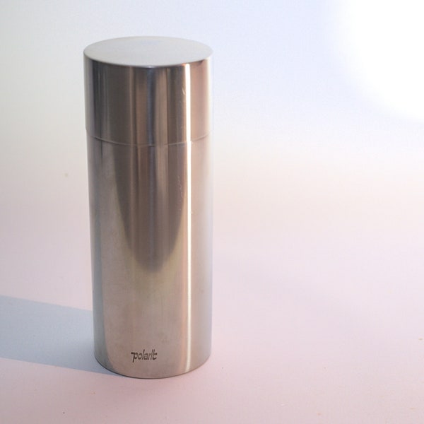 Stainless steel cocktail shaker - Cylinda-line - Stelton, design Arne Jacobsen, Danish Design