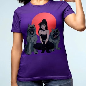 Anime Demon Girl Shirt | Dark Gothic Anime Tee | Edgy Manga Aesthetic Top | Alt Fashion Bella Canvas XS to 5XL