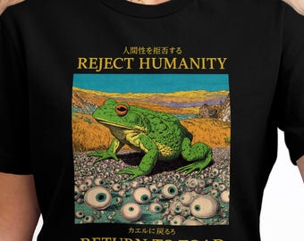Vintage Japanese Toad T-Shirt | Retro Horror Tee