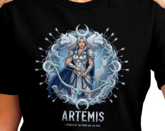 Artemis T-Shirt | Greek Mythology | Goddess of the Moon and Hunt Tee
