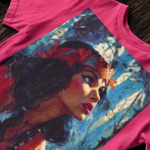 Native Woman Shirt | Indigenous Female Shirt | Native Canadian Tee Shirt | Tribal Heritage Gift | Bella Canvas XS to 5XL Unisex Fit