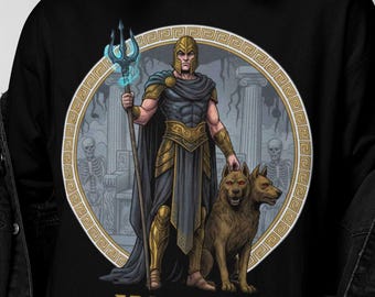 Vintage Hades T-Shirt | Greek God of the Underworld Tee | Hades and Cerberus