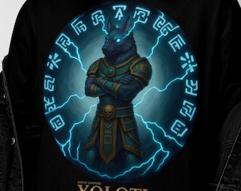 Xolotl T-Shirt | Azteken Mythologie | "Vintage Azteken ""Gott des Blitzes"" Tee