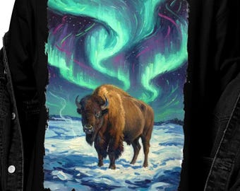 Bison Wildlife Shirt | Graphic Bison Tee | Y2K 2000s Top | Animal Lover Gift