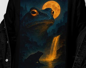 Frog Vintage 90s Graphic Style Tshirt, Retro Frog T-Shirt, Nature Frog Y2k Streetwear, 2000s Frog Gift