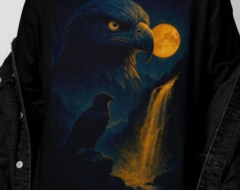 Eagle Vintage 90s Graphic Style Tshirt, Retro Eagle T-Shirt, Nature Eagle Y2k Streetwear, 2000s Eagle Gift