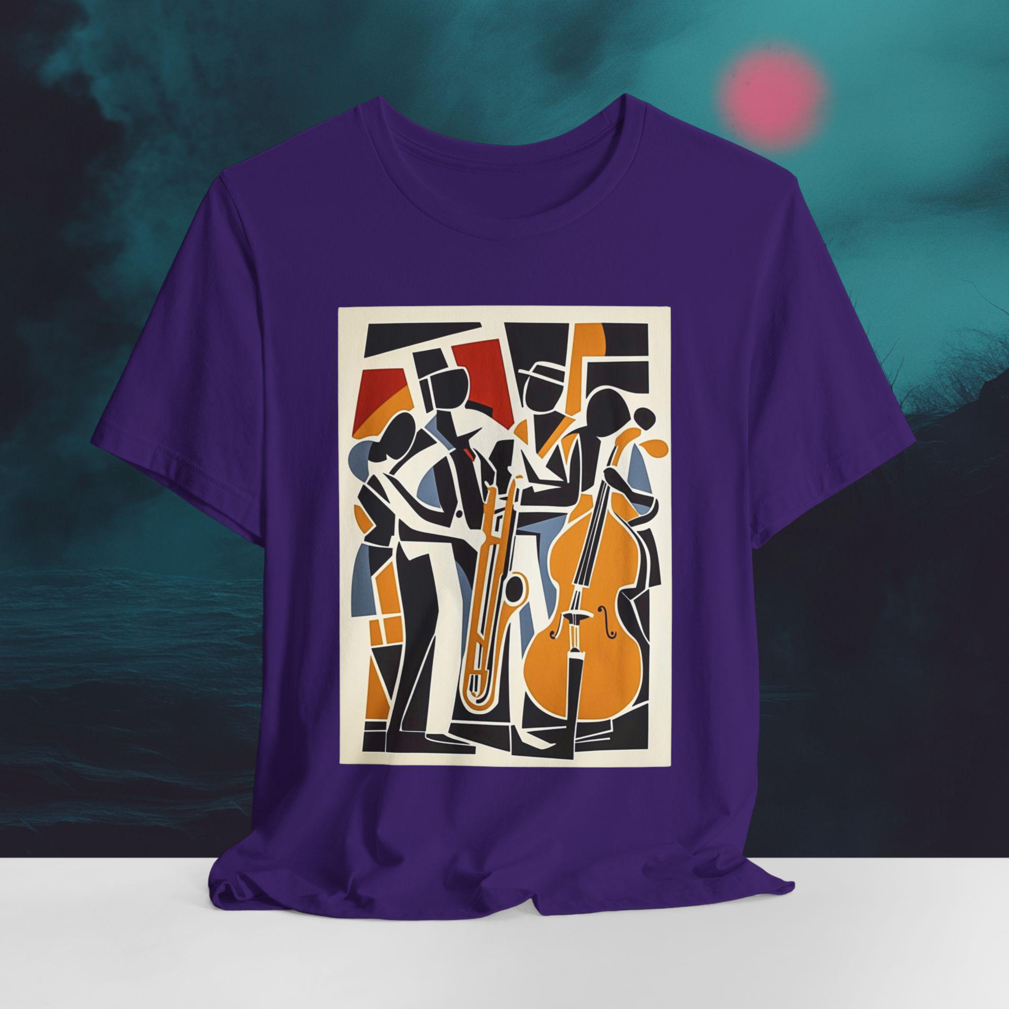 ミュージシャン 90s Smooth Jazz Art Graphic T-Shirt 90s Smooth Jazz Art Graphic T-Shirt