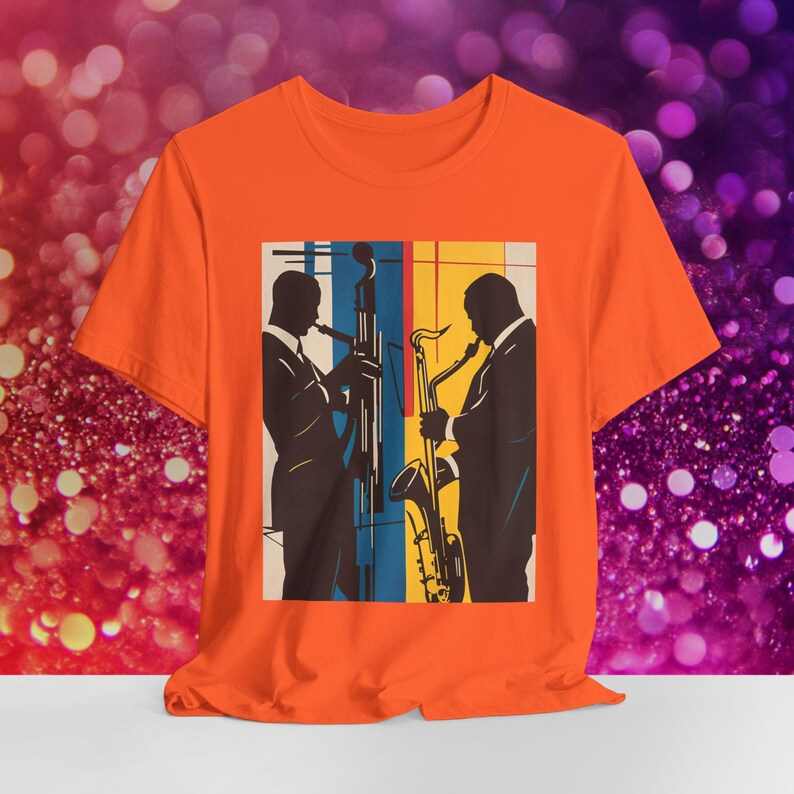 African American Jazz T-Shirt | Jazz Apparel | Melanin Music Shirt | Black History Tee | Afrocentric Apparel | Sizes XS to 5XL image 3
