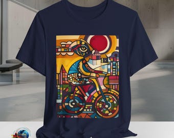 Abstract Trippy Bicycle Art Shirt | Psychedelic Tee | Abstract