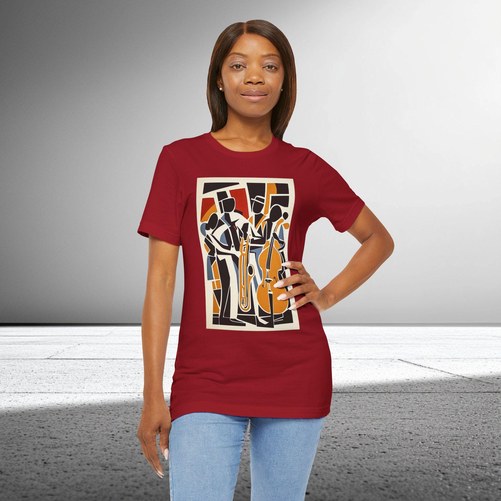 ミュージシャン 90s Smooth Jazz Art Graphic T-Shirt 90s Smooth Jazz Art Graphic T-Shirt