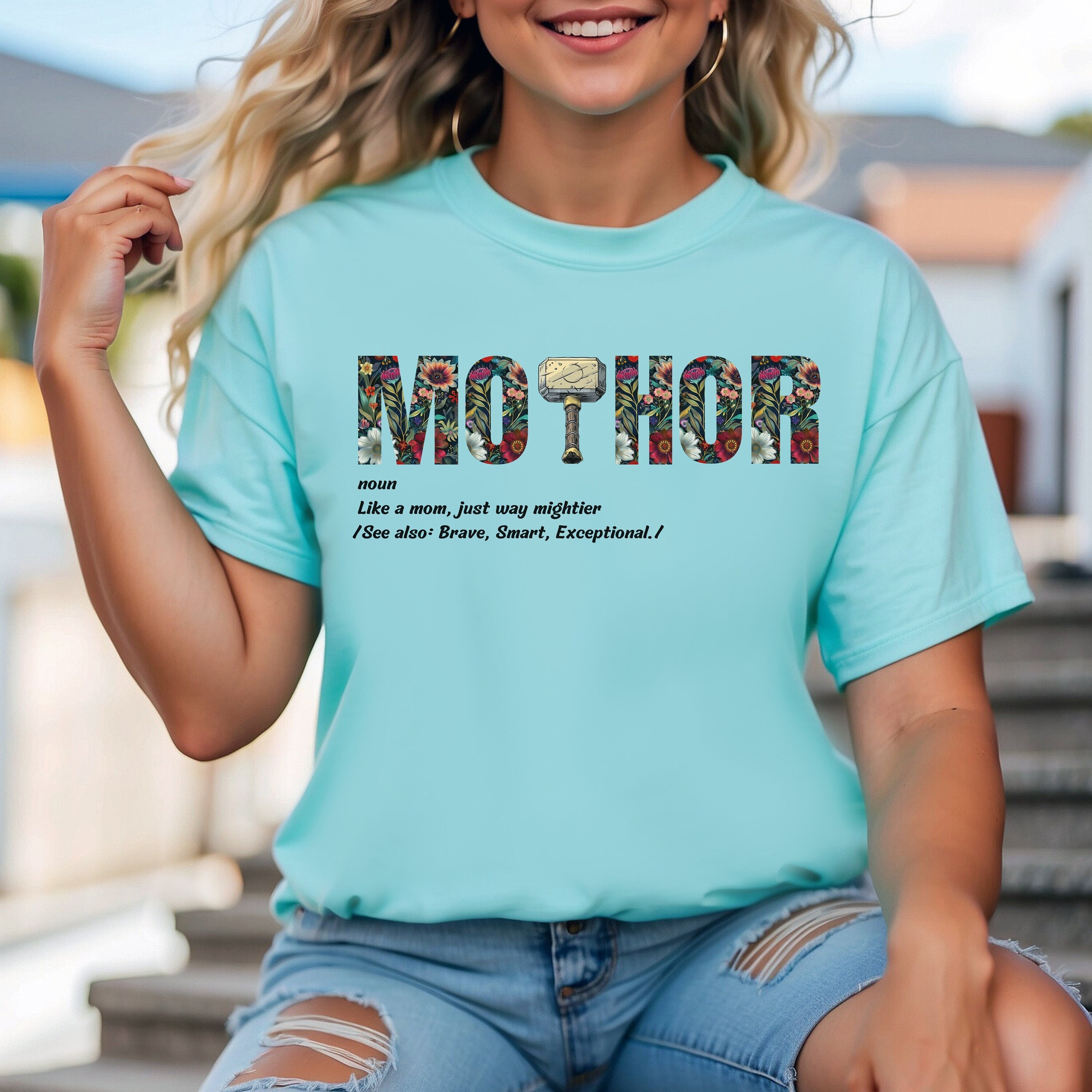 Mo-Thor Like A Mom Just Way Cooler Hero T Shirts Mo-Thor Like A Mom Just Way Cooler Hero T Shirts