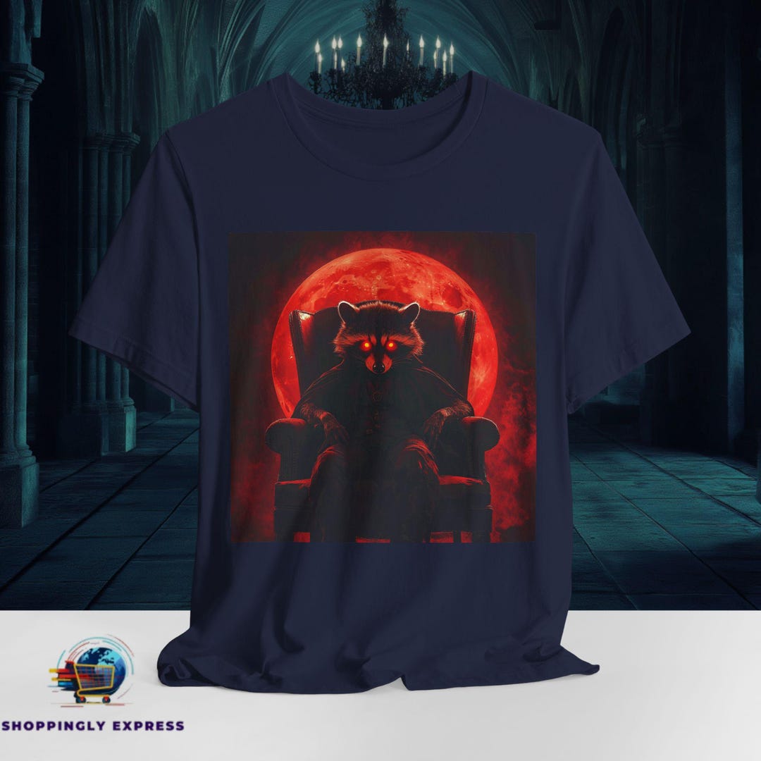 Creepy Raccoon Shirt | Gothic Vampire Raccoon Tee | Creepy Animal ...