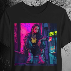 Emo Streetwear Girl Shirt | Emo Apparel | Urban Alt Aesthetic Graphic| Tee Bella Canvas XS to 5XL