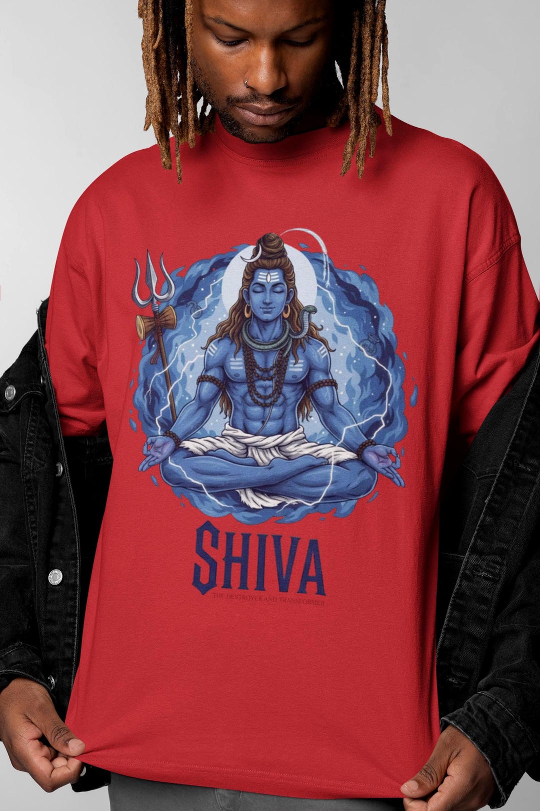 Shiva T-shirt | Hindu Mythology | Vintage Hindu God Tee - Etsy Israel