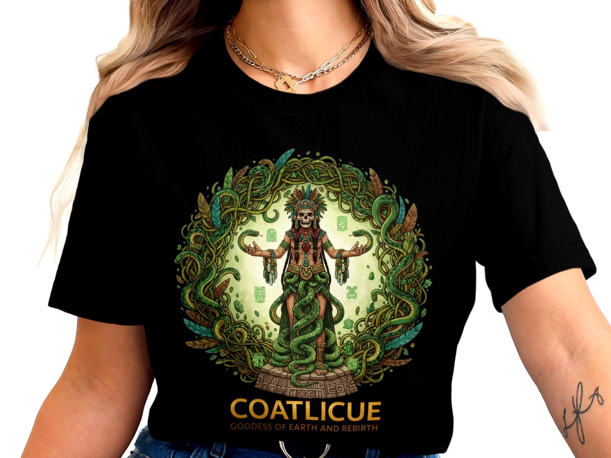 9733　激レア　ACO　absolute ego　ビンテージ　tシャツ コアトリクエTシャツ | アステカ神話 | メキシコの大地と再生の女神