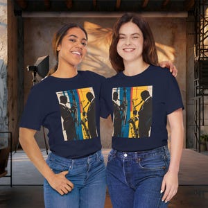 African American Jazz T-Shirt | Jazz Apparel | Melanin Music Shirt | Black History Tee | Afrocentric Apparel | Sizes XS to 5XL image 8