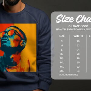 Bold Artistic Graphic Sweatshirt, Vibrant Crewneck Sweatshirt, Comfortable Unisex Sweatshirt, Unique Gift Idea for Art Lovers
