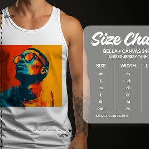 Fashionable Unisex Jersey Tank Top, Stylish Graphic Print Tank, Trendy Sleeveless Shirt for Men and Women, Casual Summer Tank