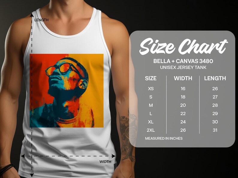 Fashionable Unisex Jersey Tank Top, Stylish Graphic Print Tank, Trendy Sleeveless Shirt for Men and Women, Casual Summer Tank