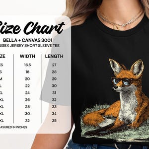 Fox with Glasses Unisex Jersey Short Sleeve Tee, Cool Fox Graphic Tee, Fun Fox Shirt, Unique Animal Design Tee, Trendy Casual Wear
