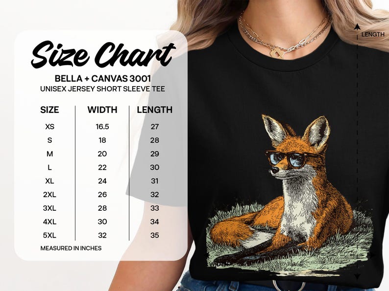 Fox with Glasses Unisex Jersey Short Sleeve Tee, Cool Fox Graphic Tee, Fun Fox Shirt, Unique Animal Design Tee, Trendy Casual Wear