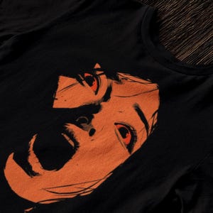 Japanese Horror Anime Shirt | Screaming Face Asian Graphic Tee | Creepy Manga Goth Apparel | Junji Ito Inspired Alt Fashion