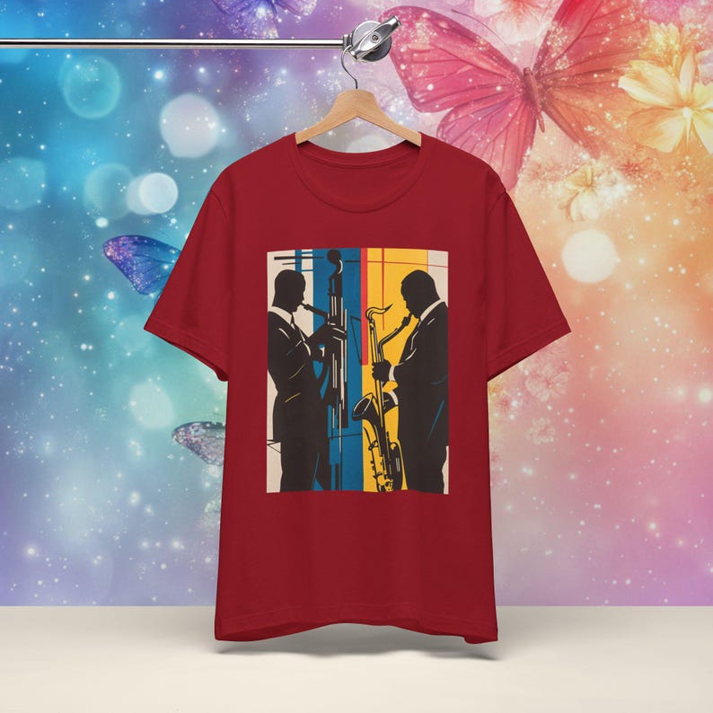 African American Jazz T-Shirt | Jazz Apparel | Melanin Music Shirt | Black History Tee | Afrocentric Apparel | Sizes XS to 5XL image 5