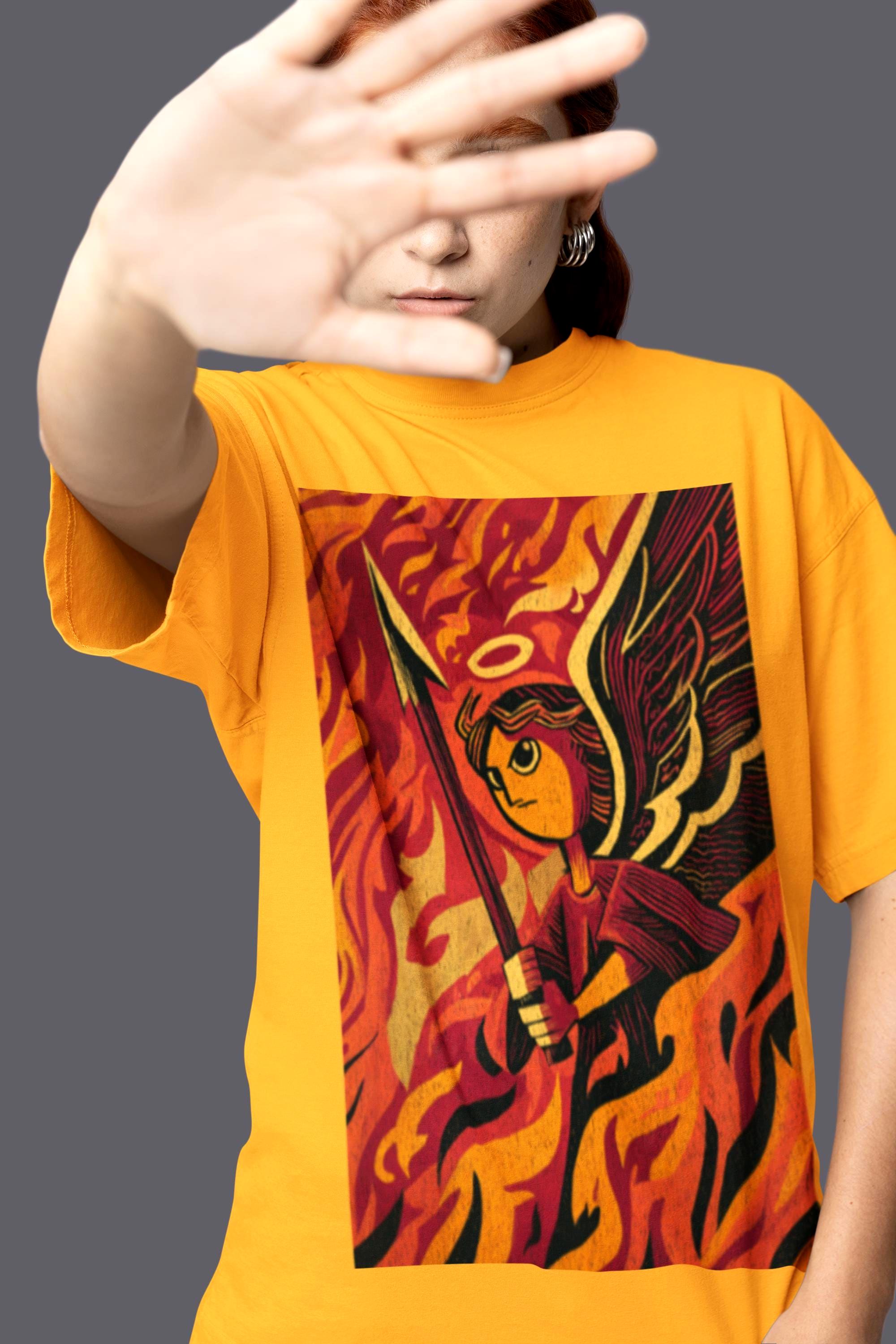 Hells Angels ヘルズエンジェルス ファイヤー ロングTシャツ USA Hells