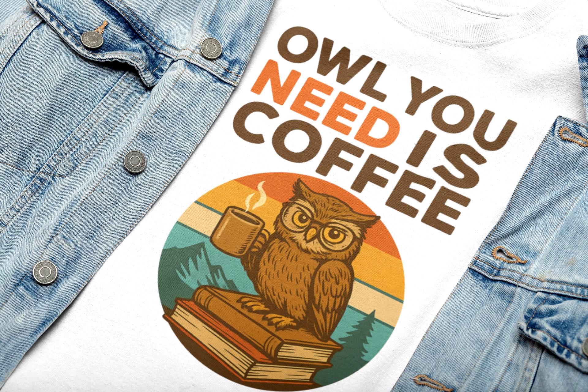 Owl You Need Is Coffee Shirt | Funny Coffee Owl Tee
