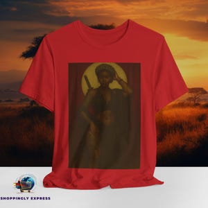Afrocentric Warrior Goddess Shirt | Strong Black Woman Tee Shirt | Tribal Queen Empowerment Apparel | Cultural Beauty Graphic Tee