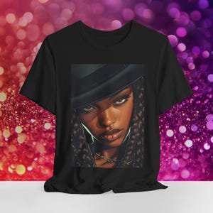 Black Cowgirl Shirt - Melanin Rodeo Tee, African American Western T-Shirt, Urban Cowgirl Life Apparel, Black Western Fashion.