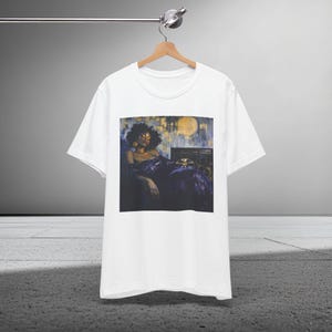 Neo Soul Melanin Queen T-Shirt | Afro Art Retro Vibes Shirt | Soft Bella Canvas Retail Fit Unisex XS to 5XL image 5
