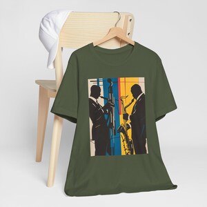 African American Jazz T-Shirt | Jazz Apparel | Melanin Music Shirt | Black History Tee | Afrocentric Apparel | Sizes XS to 5XL image 6