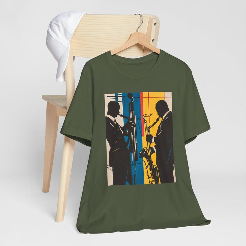 African American Jazz T-Shirt | Jazz Apparel | Melanin Music Shirt | Black History Tee | Afrocentric Apparel | Sizes XS to 5XL image 6