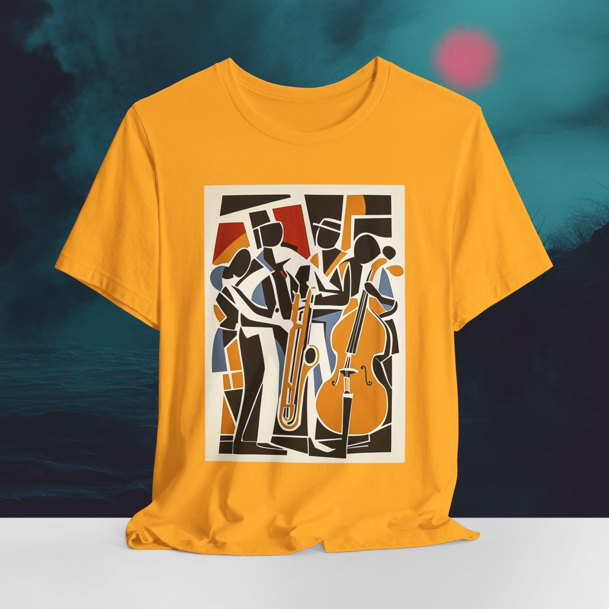 ミュージシャン 90s Smooth Jazz Art Graphic T-Shirt il_fullxfull.6761028608_8pjs.jpg
