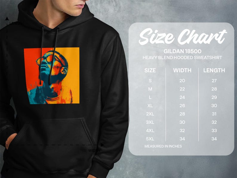 Graphic Hoodie, Vibrant Print Pullover, Unisex Sweatshirt, Unique Design Apparel, Streetwear Fashion, Casual Everyday Wear