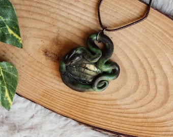 Snake with Labradorite