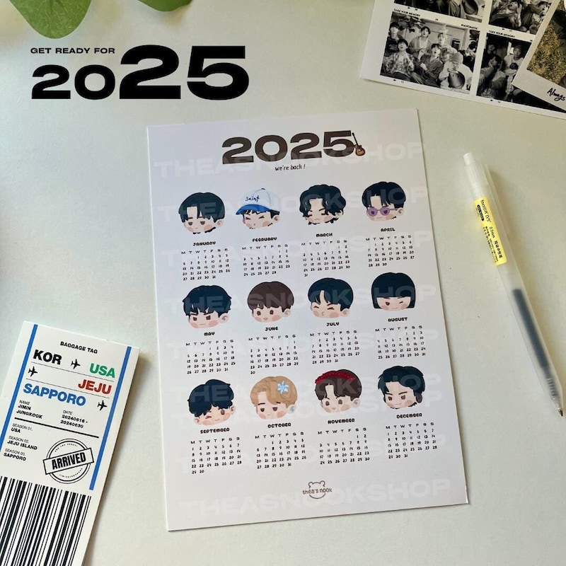 2025 Bts Calendar Etsy