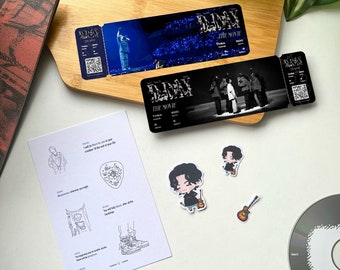 SUGA Agust D D-Day Tour: The Movie fanmade concert ticket - BTS memorabilia