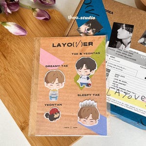 Taehyung V Layover - BTS V stickers set