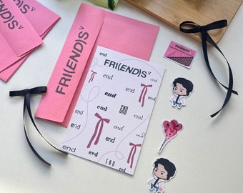 V Taehyung FRIENDS set - BTS V stickers