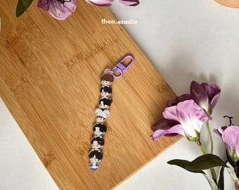 BTS Purple String acrylic keychain