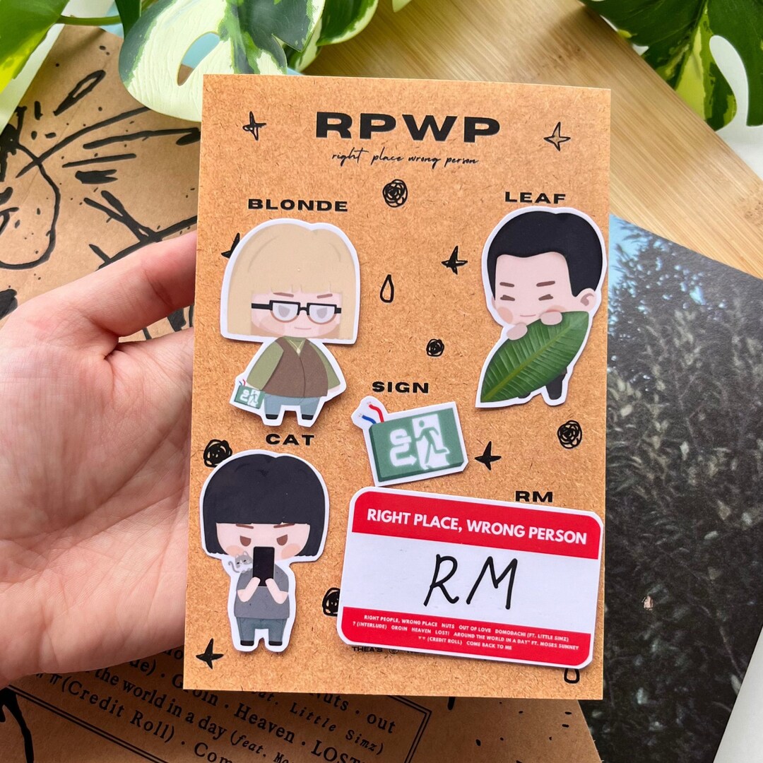 RM RPWP BTS Namjoon Stickers Set - Etsy