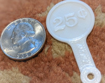 Aldi Cart Token - 3D Printed | 2 Pack | Quarter Keeper - 25 Cent | Shopping Cart Token