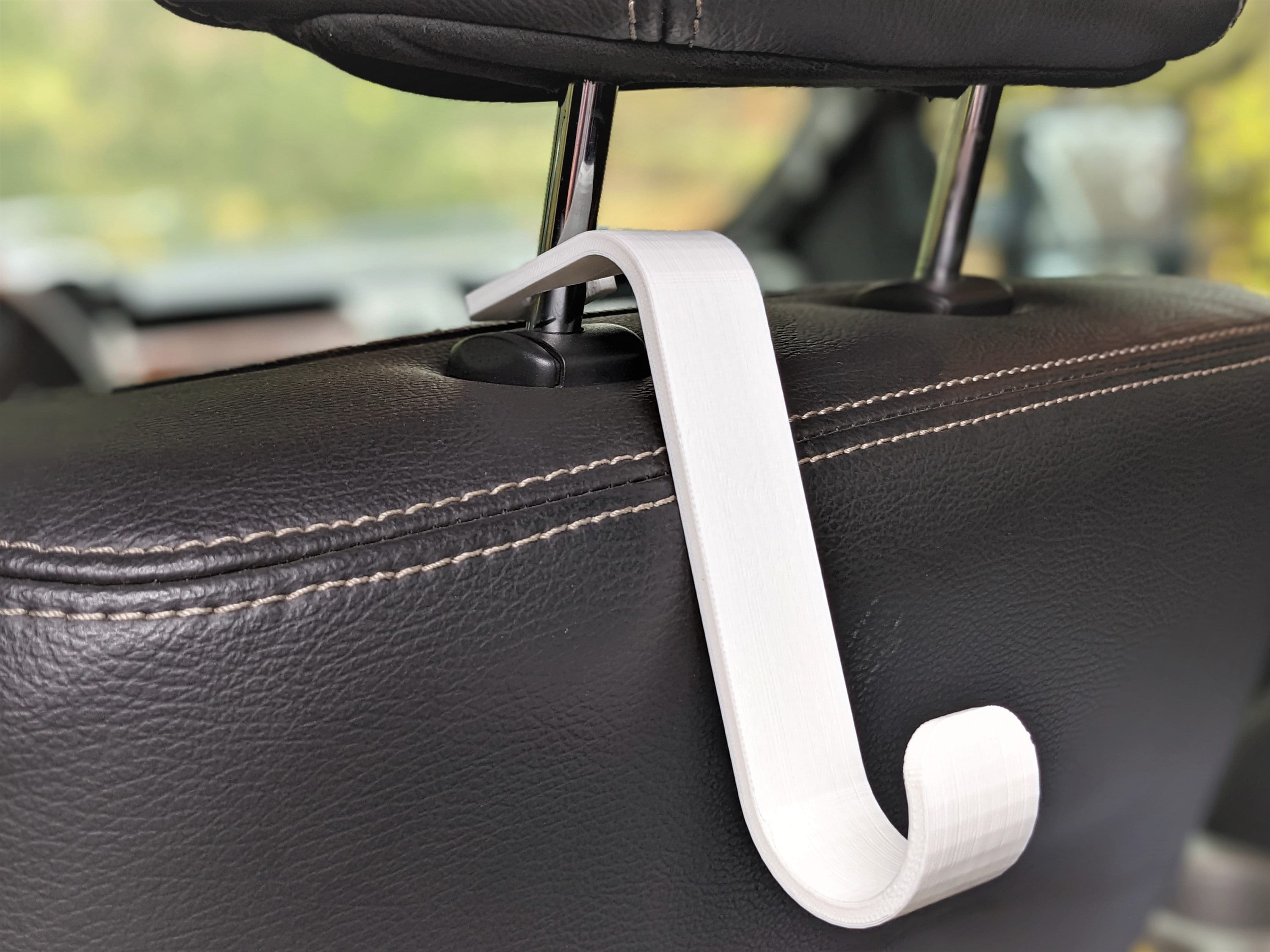 2021 Upgraded】Car Purse Hook, 2 in 1 Car Seat Headrest Hooks Durable –  Hittstar