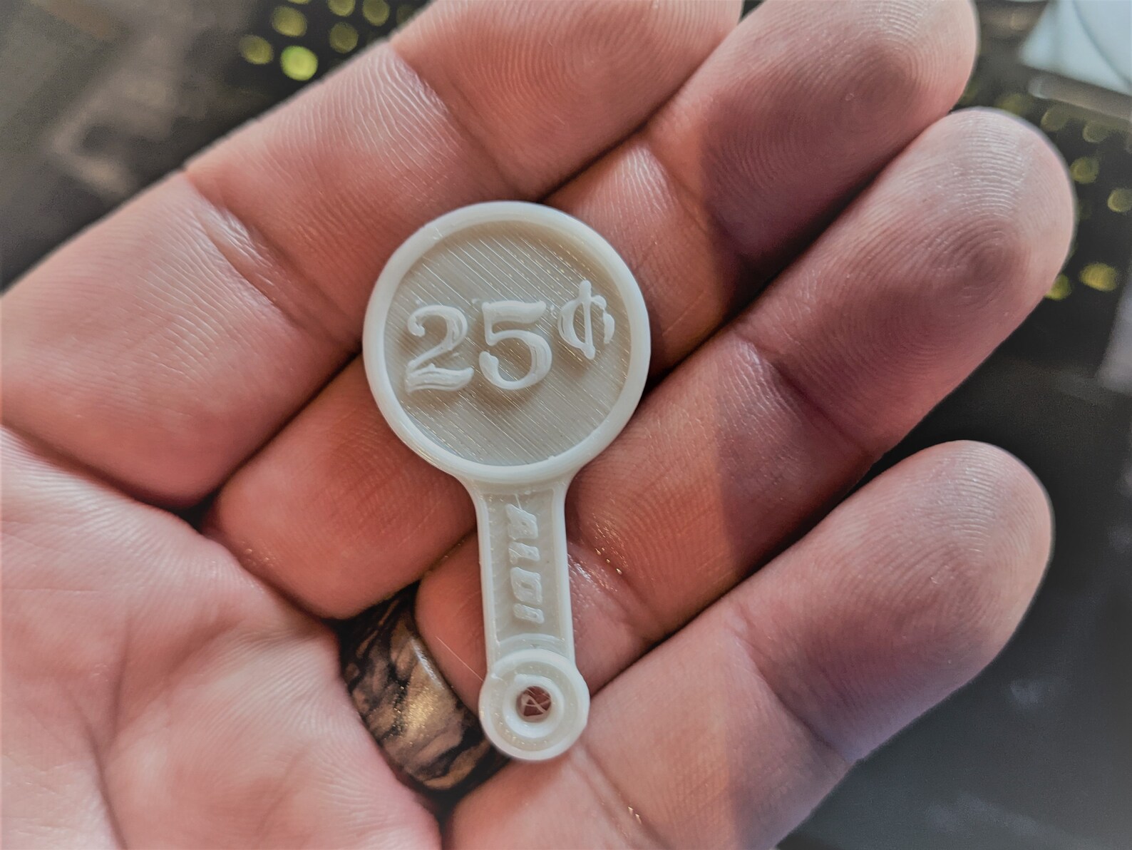 Aldi Cart Token 3D Printed 2 Pack Quarter Keeper 25 Cent Shopping Cart