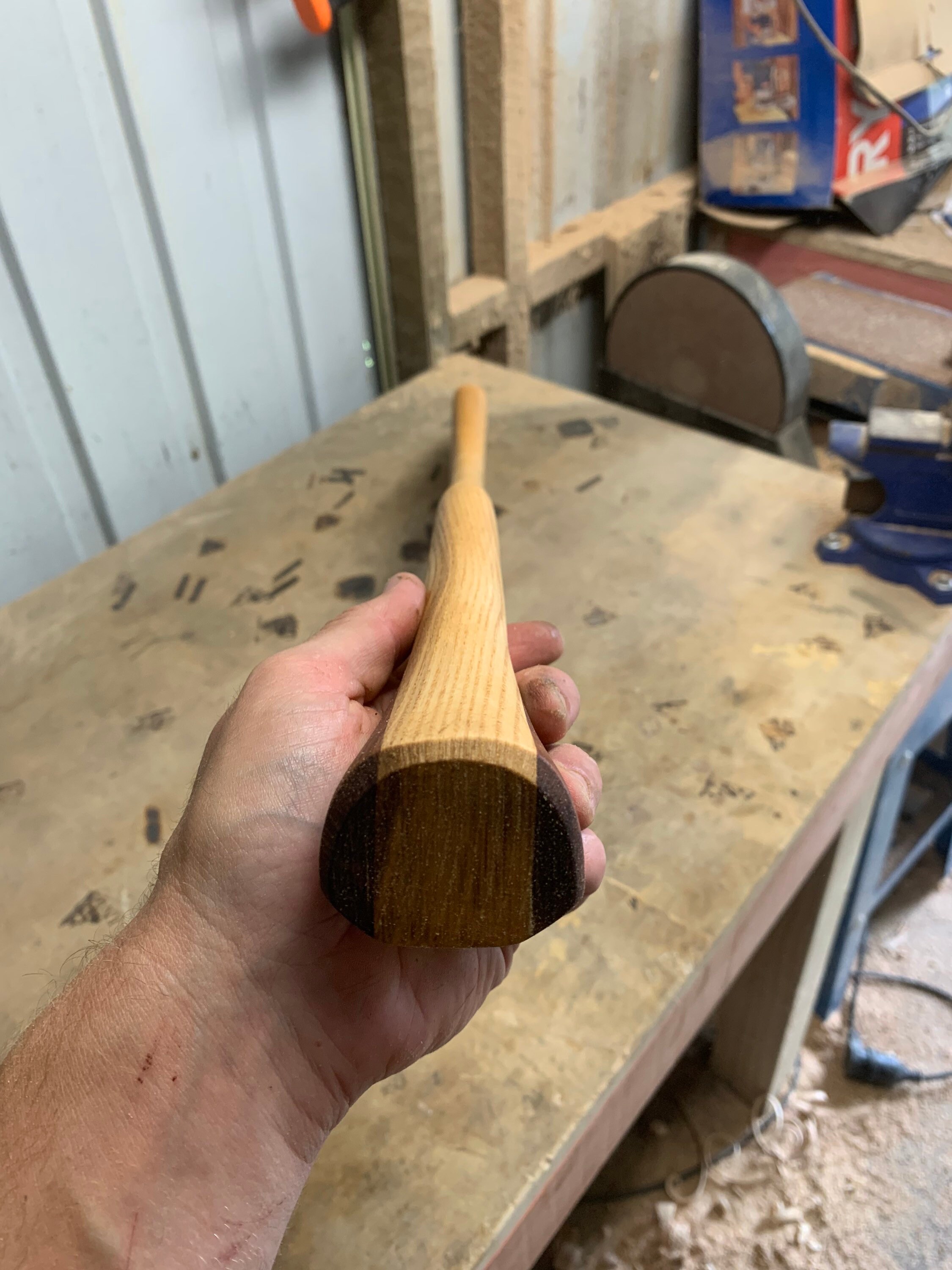 Hand Carved Axe Haft/handle Etsy